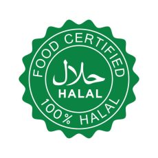 halal icon vector logo template